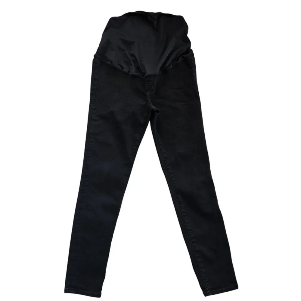 J. Crew Factory Black Maternity Skinny jean in signature stretch Women's Size 28